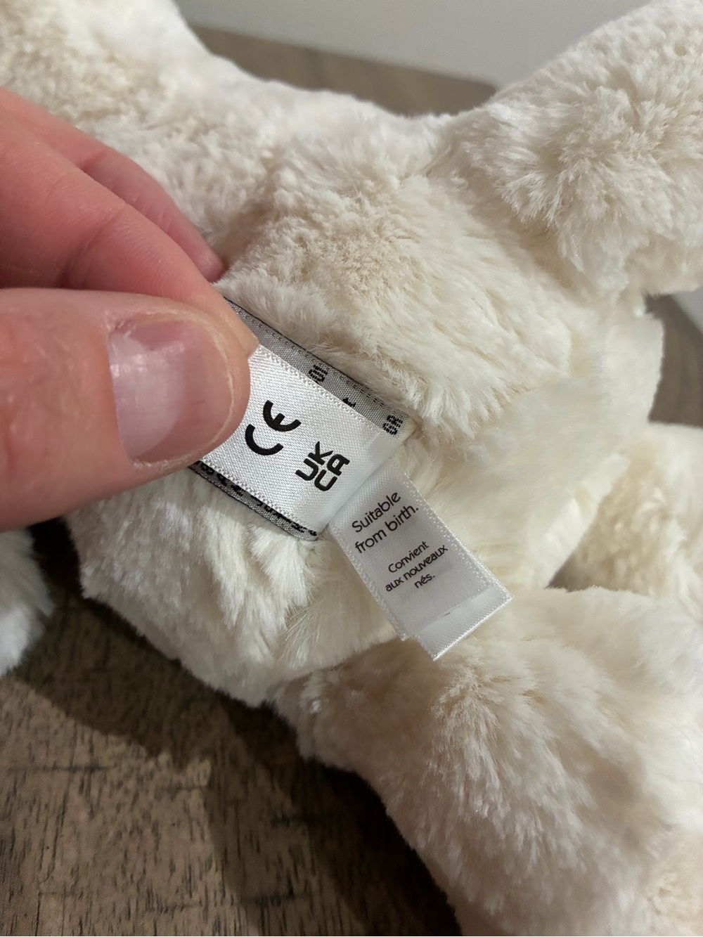 JELLYCAT London Bashful Lamb Medium Plush Animal Toy 12” Retired Lovey EXCELLENT - Picture 8 of 8